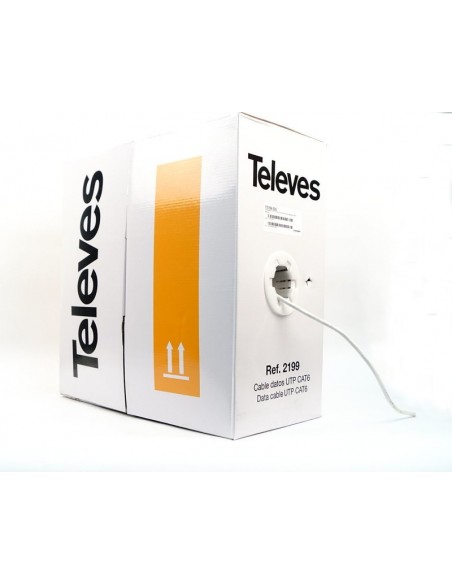 Televes 2199, Cat6 23AWG ECA PVC U/UTP Data cable Televes 2199, Cat6 23AWG ECA PVC U/UTP Data cable