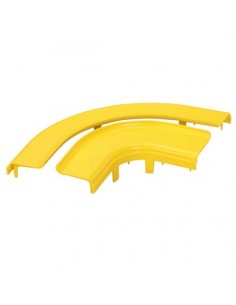 Panduit FRRASC4LYL Split Cover, Horizontal Right Angle