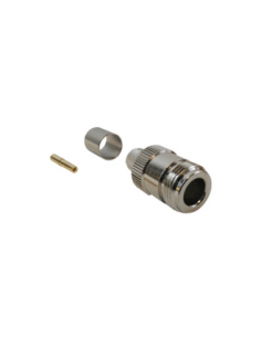 BEL-TC-400-NF-X, N type connector plug, female socket 50ohm, for LMR 400 cable