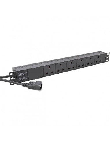 Datacom DC-PDI-NHBLK-06, 6 way PDU