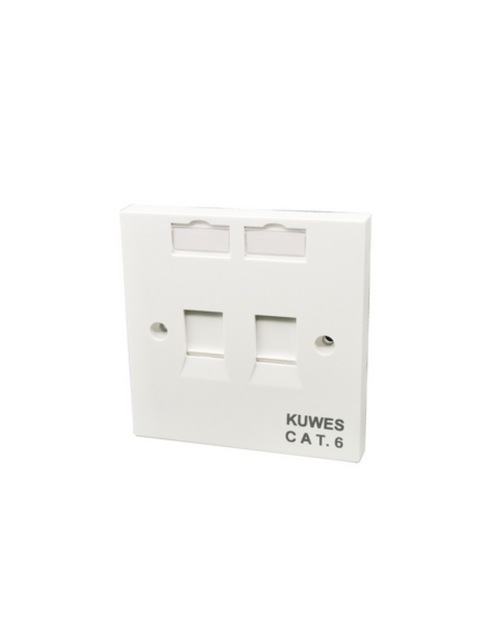 AKL-25-6102-19-Kuwes, 2 Port face plate