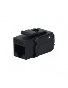 Datacom DC-MJRJ-C6-BK, Cat6 modular jack 180 degree