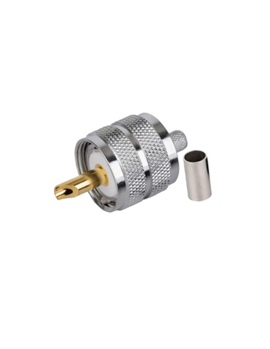 copy of BNC Top Hat Solder Clamp Plug