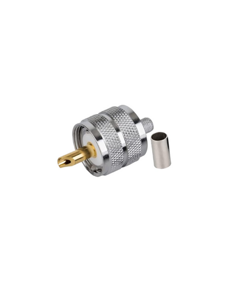 copy of BNC Top Hat Solder Clamp Plug
