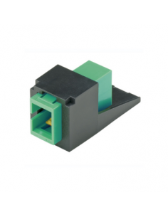 Panduit CMSAGSCZBL, SC/APC simplex adaptor