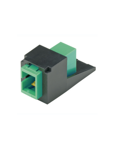 Panduit CMSAGSCZBL, SC/APC simplex adaptor