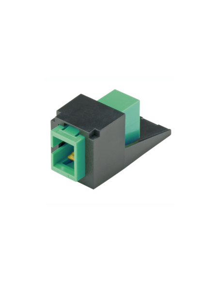 Panduit CMSAGSCZBL, SC/APC simplex adaptor