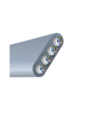 Cat6 S/FTP Flat elevator cable, 16 pair