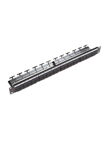 N521.661BK, LANmark 24 port patch panel