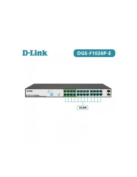 DGS-F1026P-E, Network switch