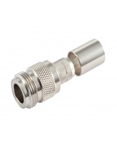 N FEMALE CRIMP LMR 400 CONNECTOR