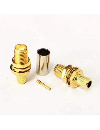 SMA FEMALE CRIMP RG 58 CONNECTOR