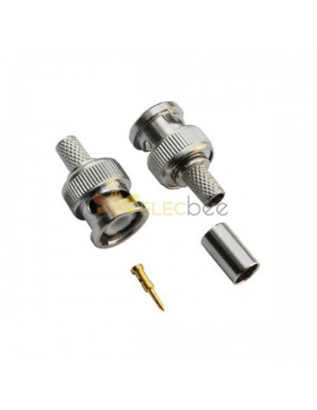 copy of BNC Top Hat Solder Clamp Plug