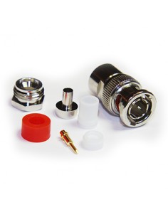 BNC Top Hat Solder Clamp Plug