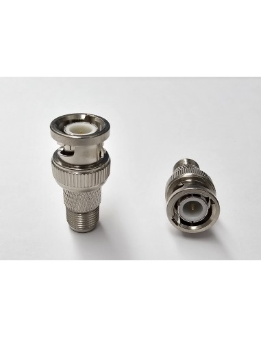 BNC MALE F FEMALE Brass Adaptor